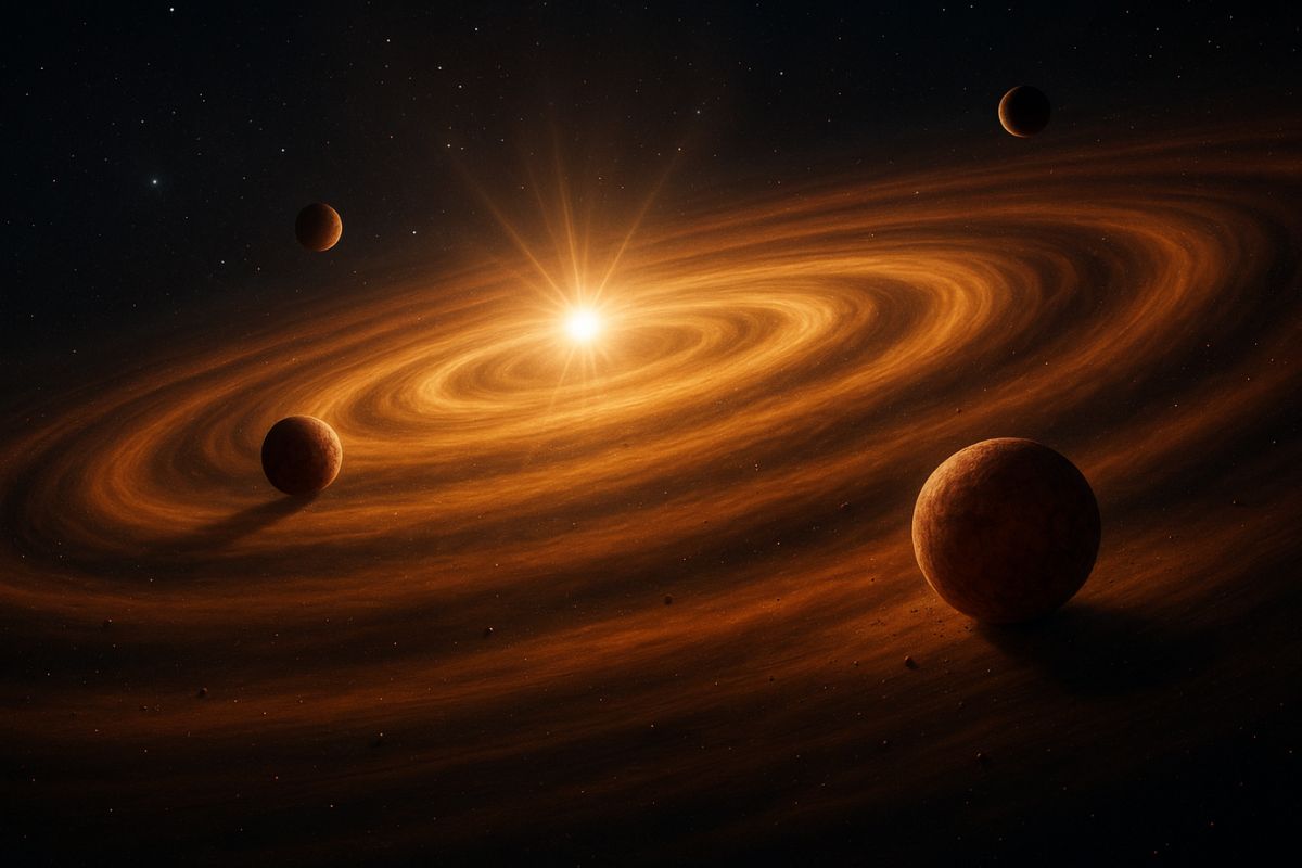 Astrônomos observam pela primeira vez o nascimento de planetas em torno de estrela jovem