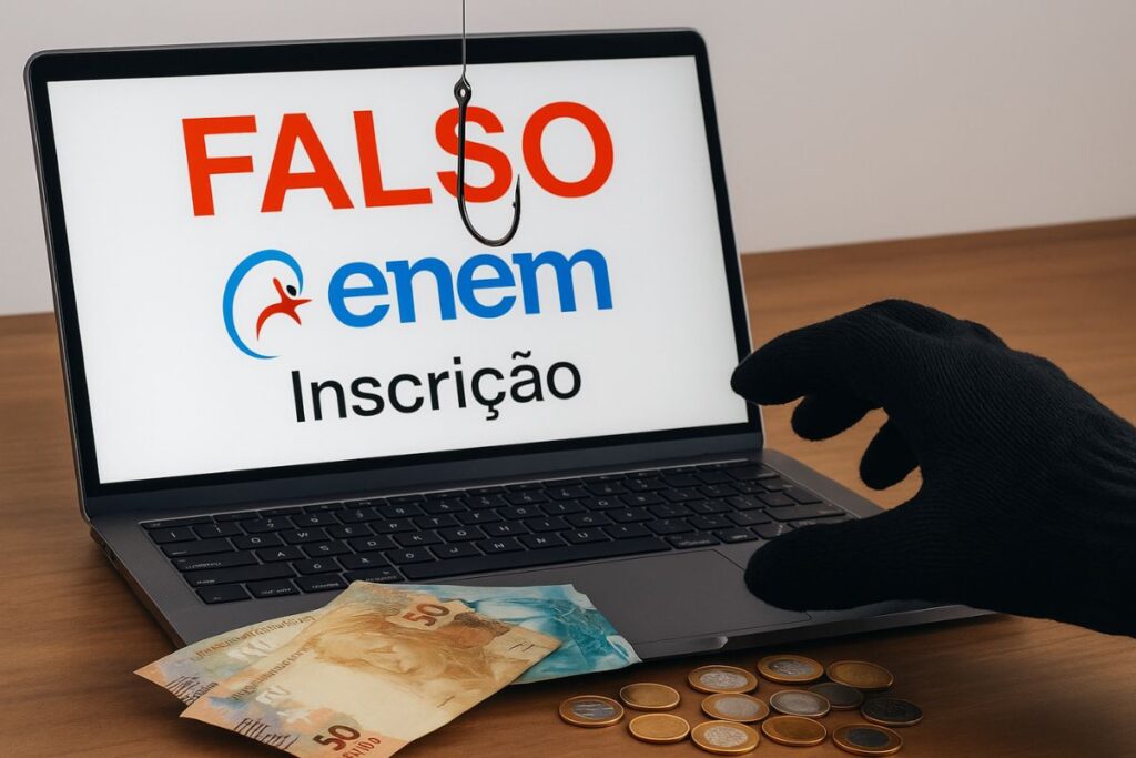 Golpistas lucram R$ 3 milhões com falsos sites de inscrição do Enem