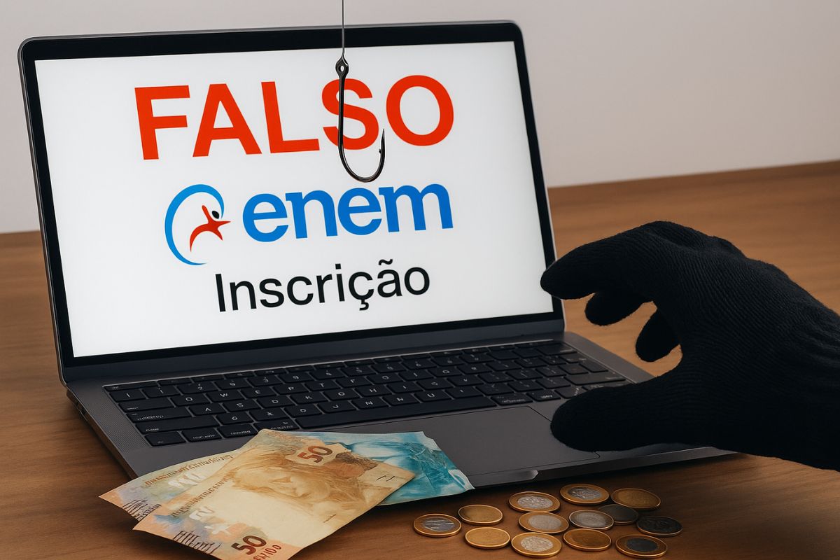 Golpistas lucram R$ 3 milhões com falsos sites de inscrição do Enem