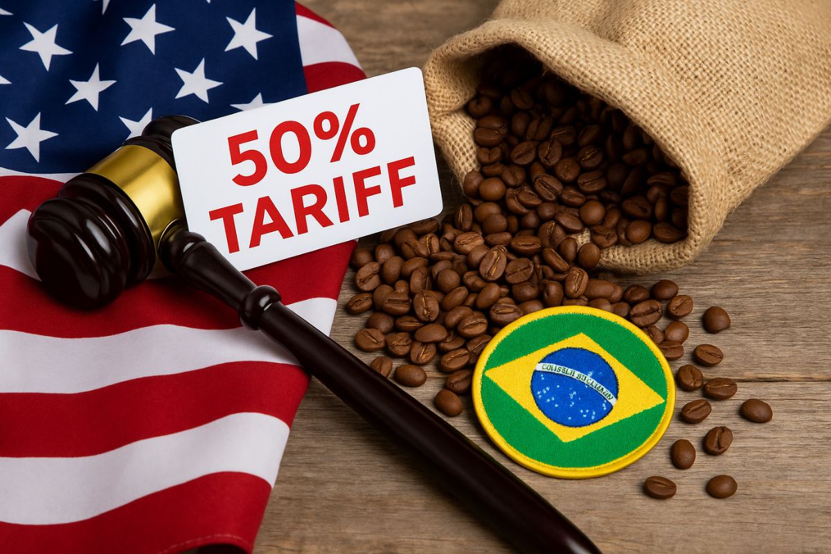 Tarifa de 50% sobre o café brasileiro nos EUA ameaça abastecimento